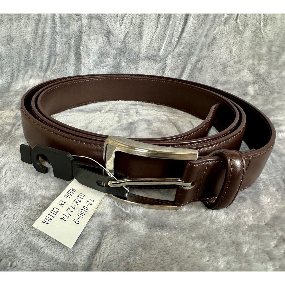 NEW King Size Belt Brown Leather Men’s Size 72/74 New With Tags